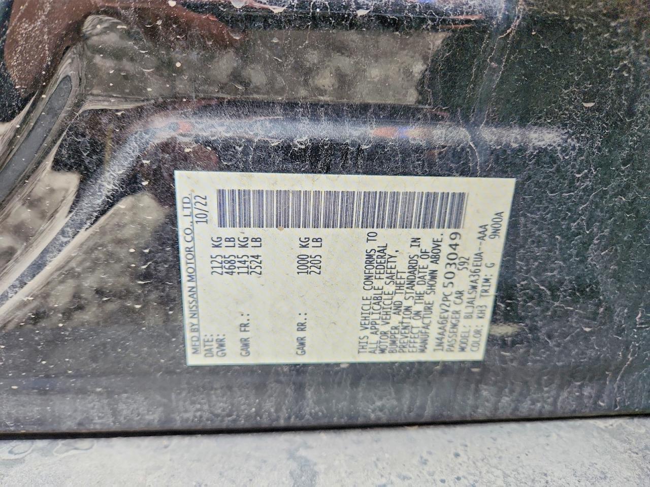 Nissan Maxima Sr