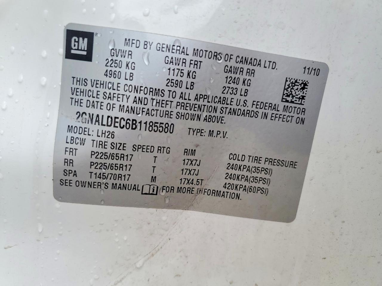 Chevrolet Equinox Lt