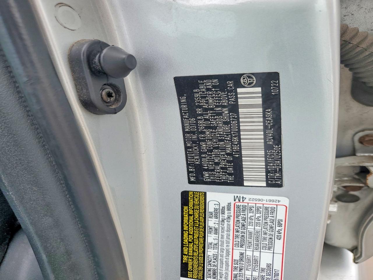 Toyota Camry Se