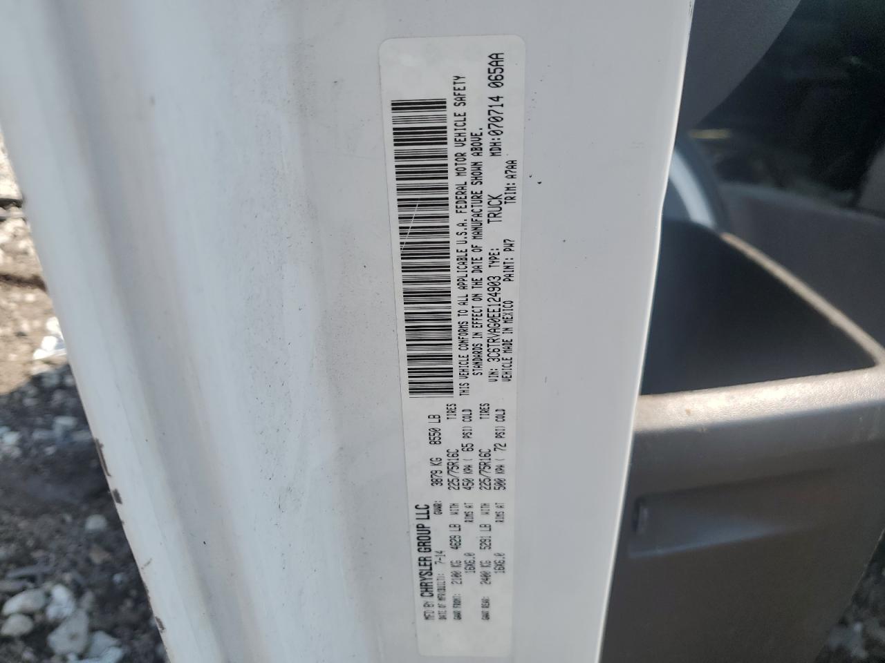 Ram Promaster 1500 Standard