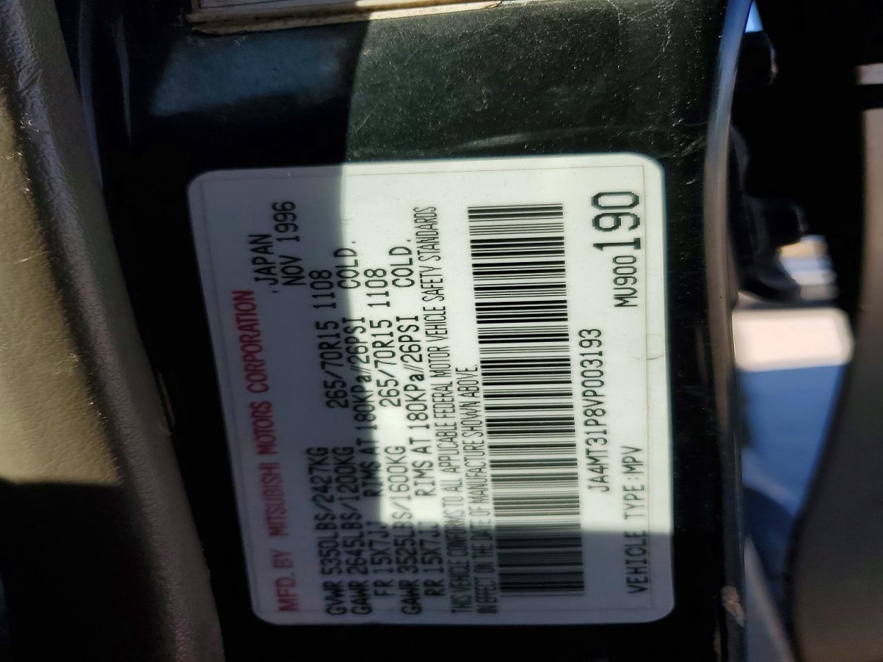 Mitsubishi Montero Sport Ls