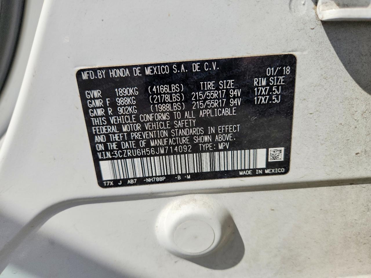 Honda HR-V Ex