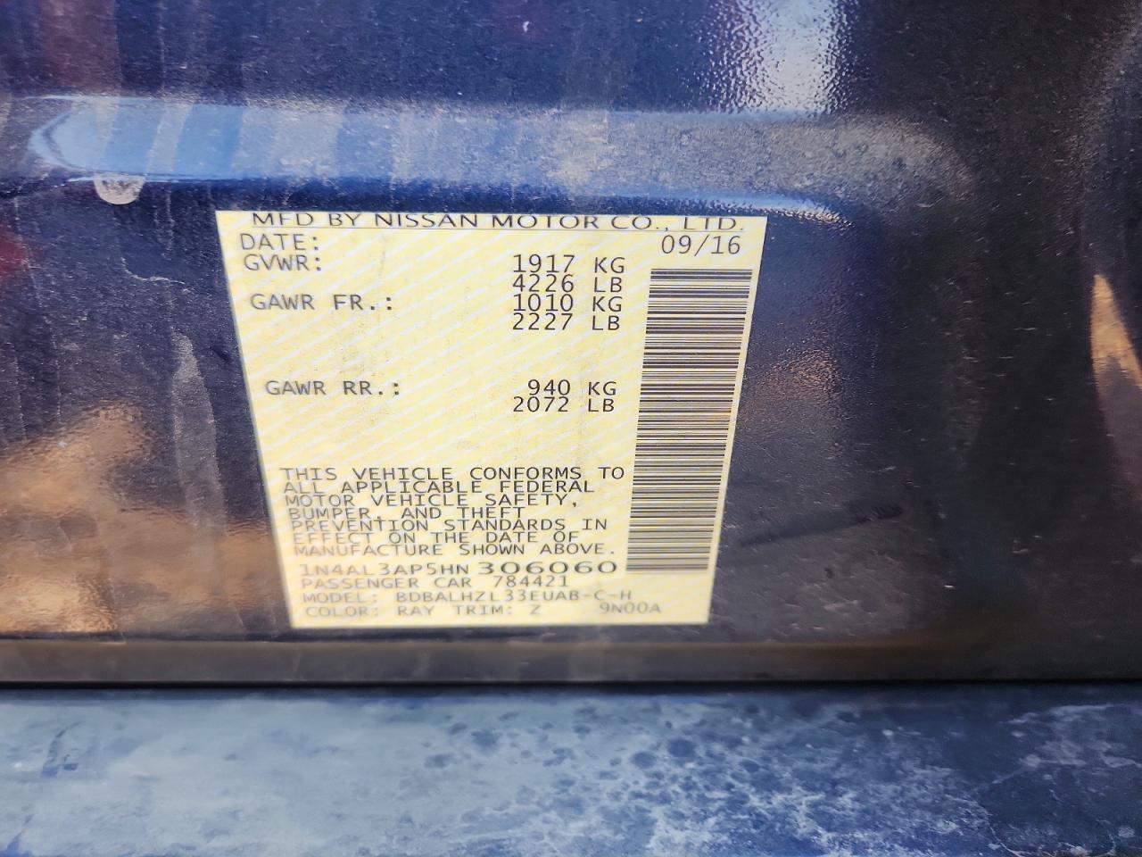 Nissan Altima 2.5 Sr