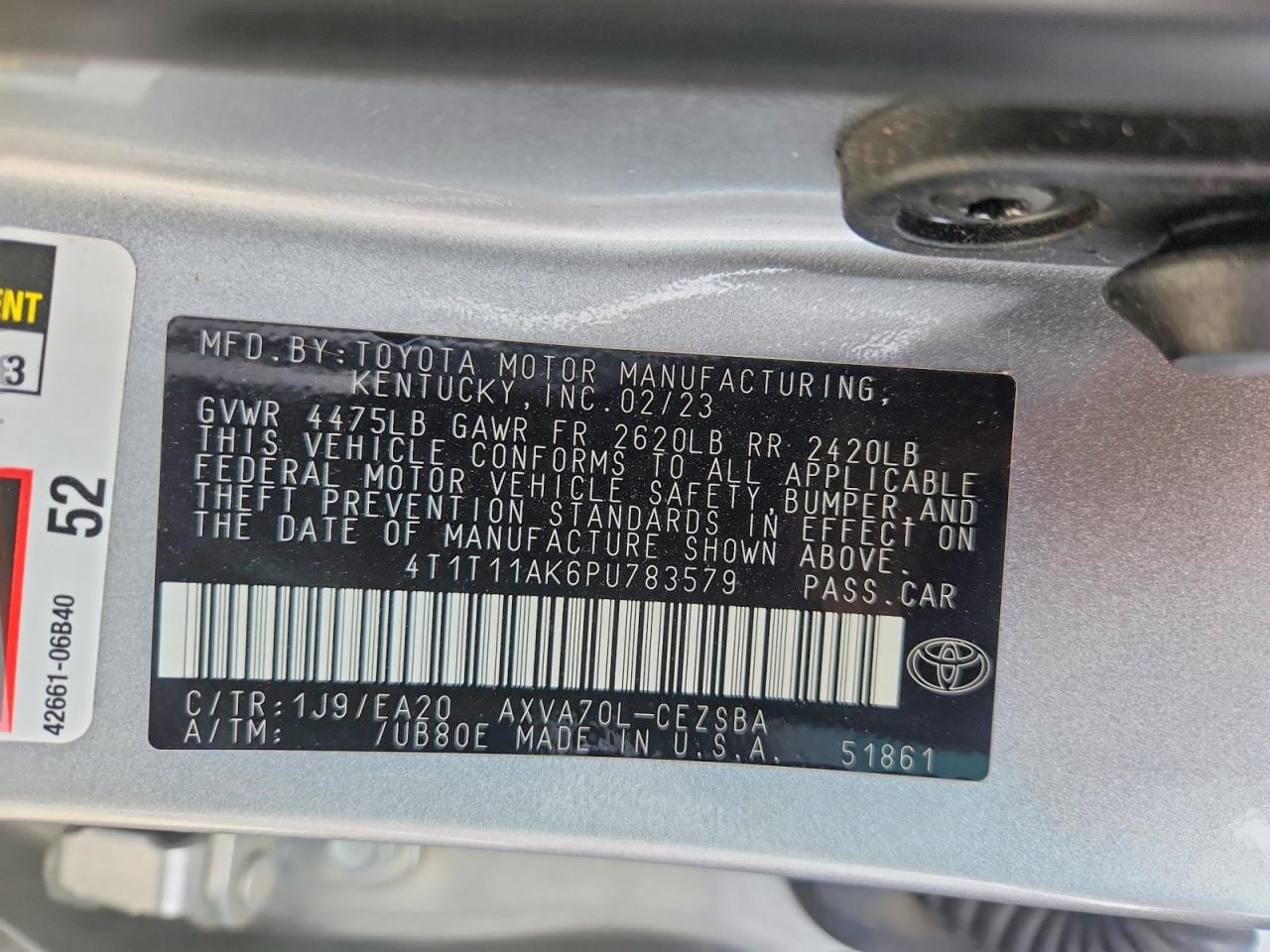 Toyota Camry Se