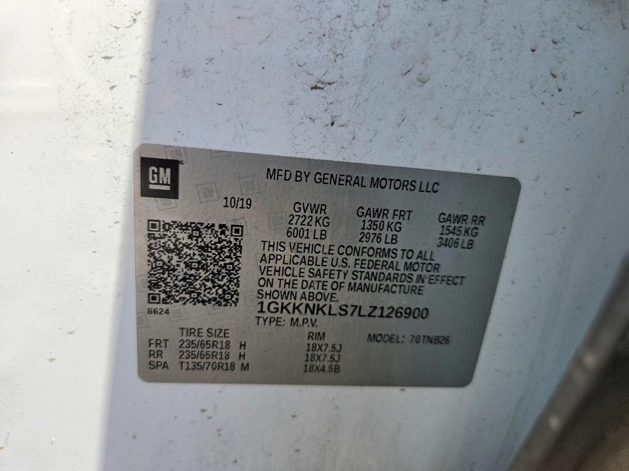 GMC Acadia Sle