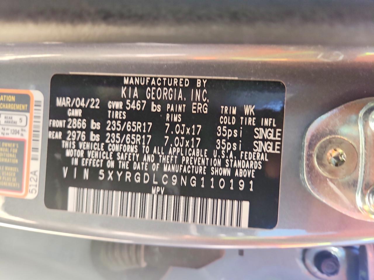 Kia Sorento Lx