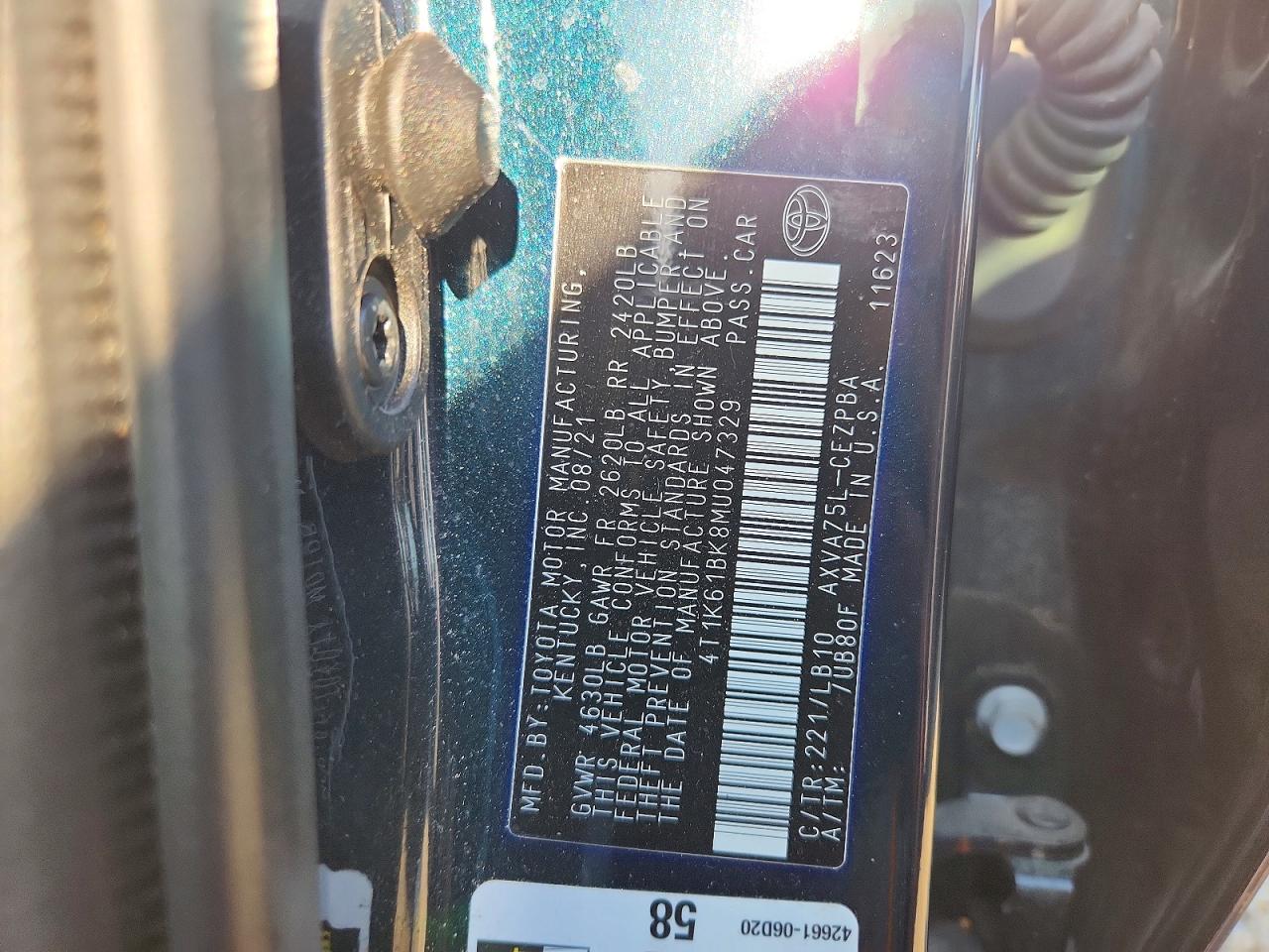 Toyota Camry Xse
