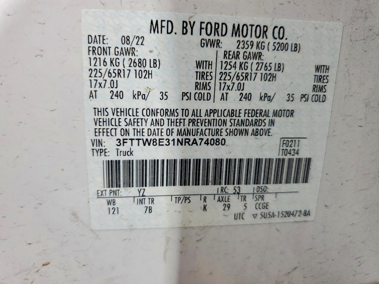 Ford Maverick Xl