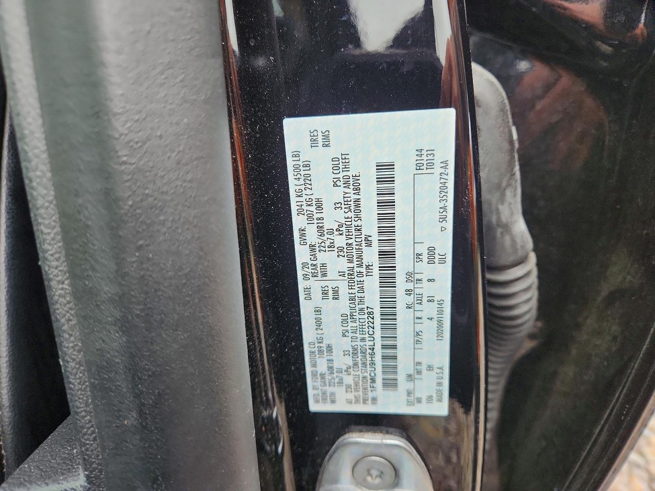 Ford Escape Sel