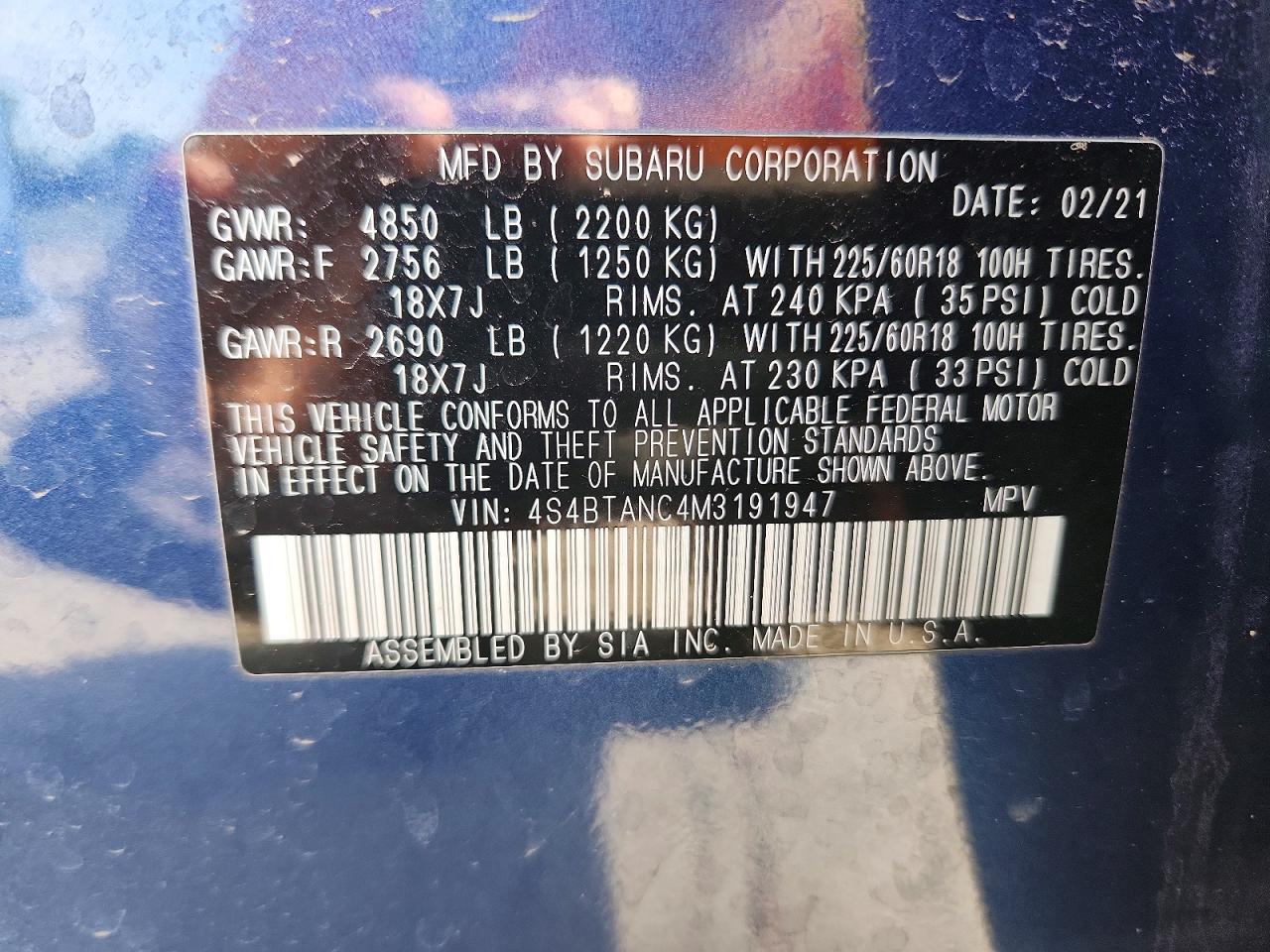 Subaru Outback Limited