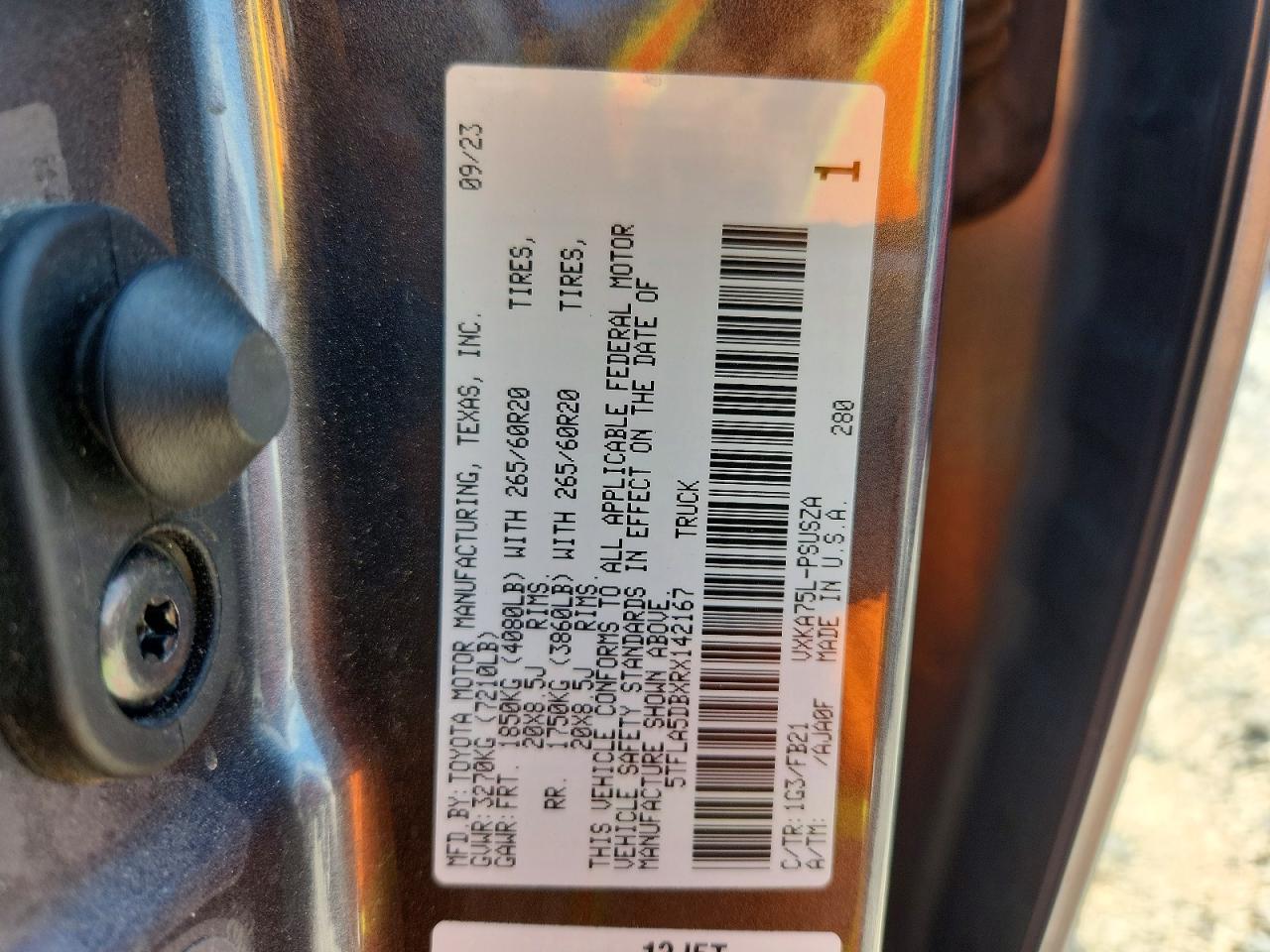 Toyota Tundra Sr5