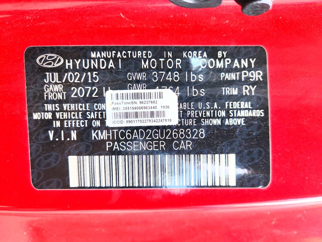 Hyundai VELOSTER Base