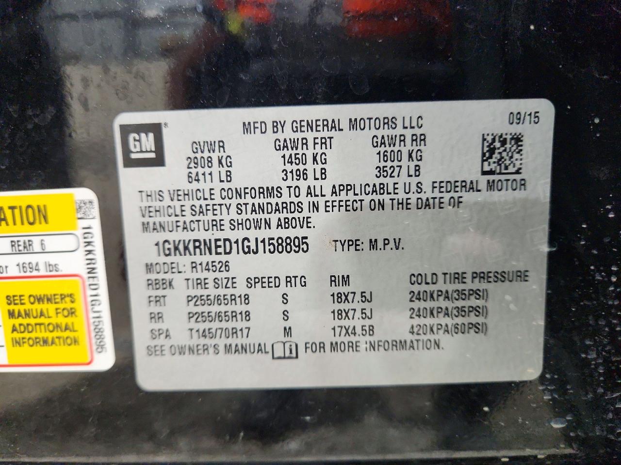 GMC Acadia Sle
