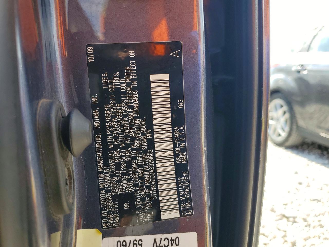Toyota Sienna Xle