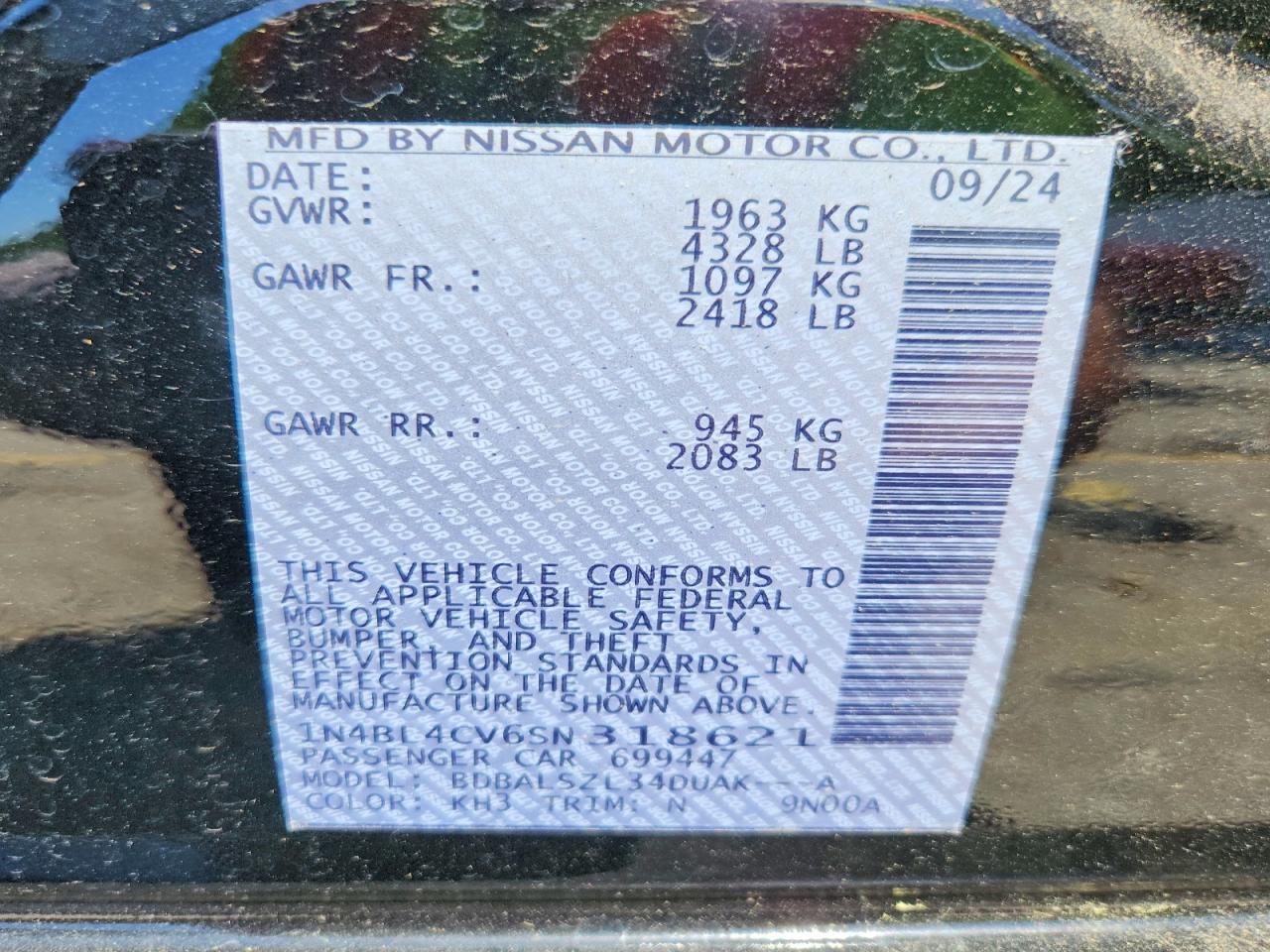 Nissan Altima Sr