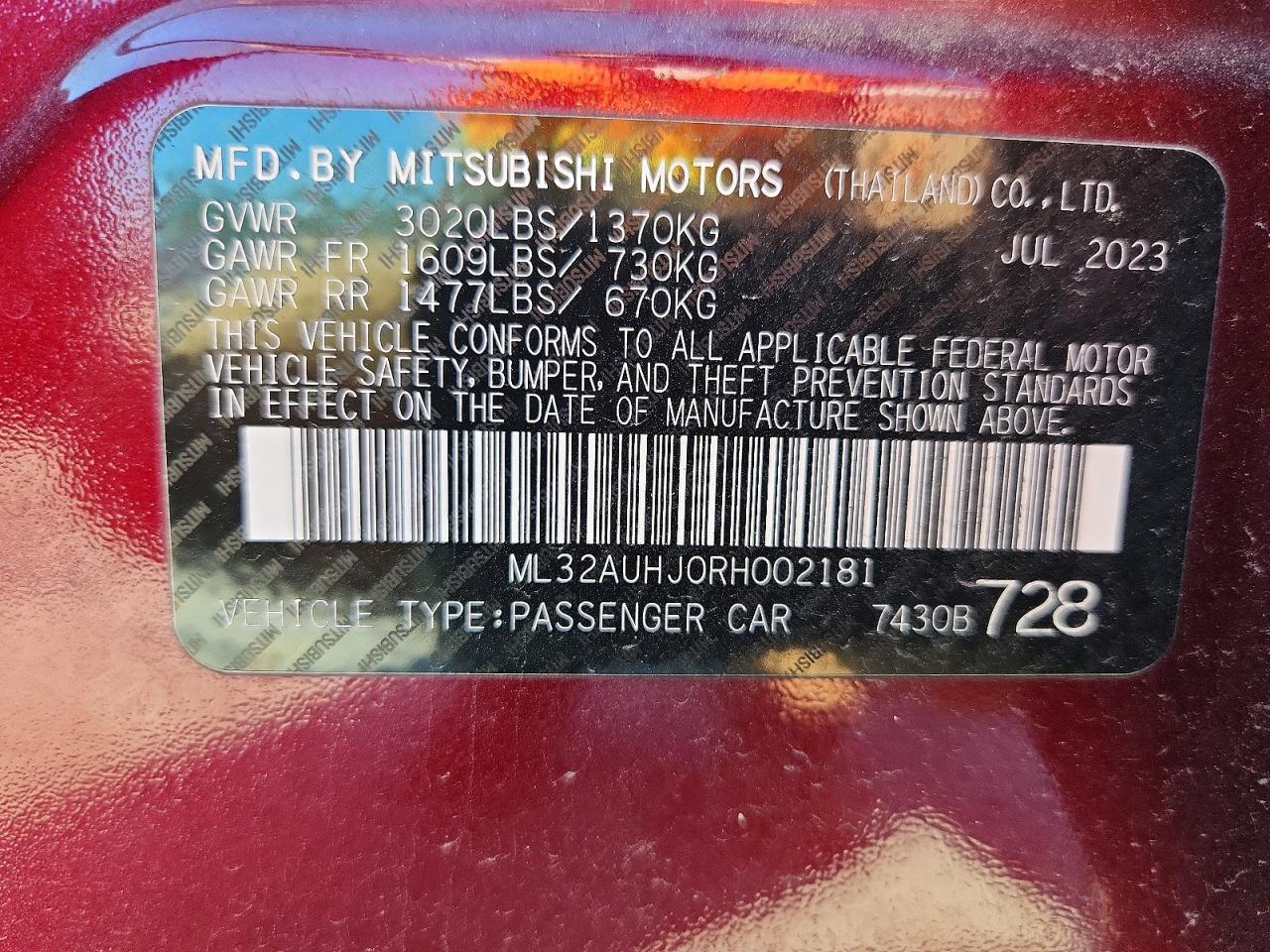 Mitsubishi Mirage Es