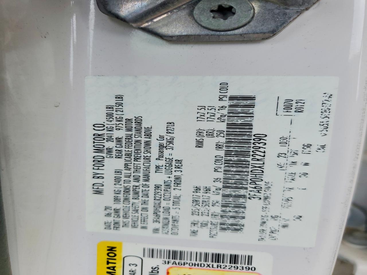 Ford Fusion Se