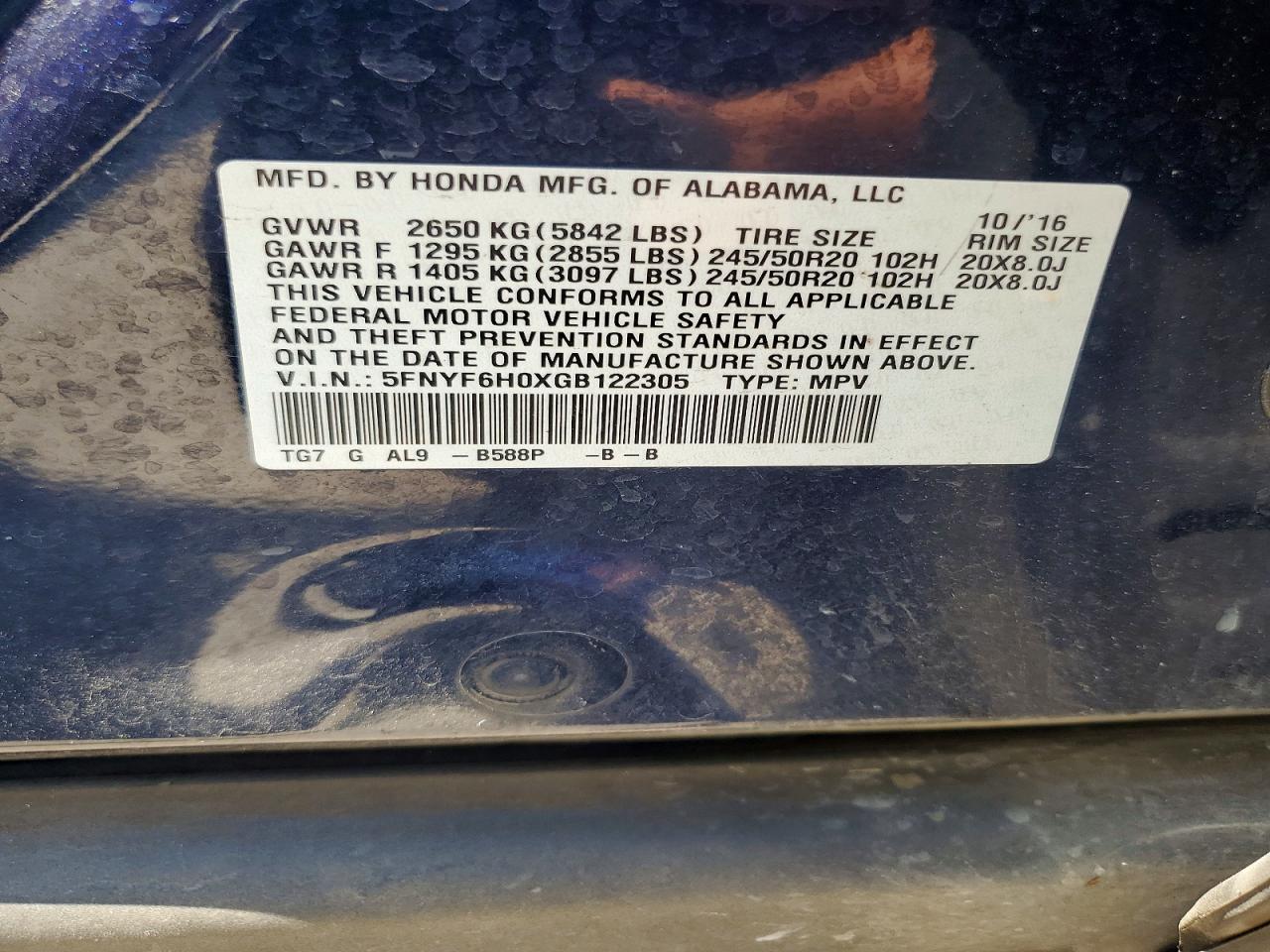 Honda Pilot Elite