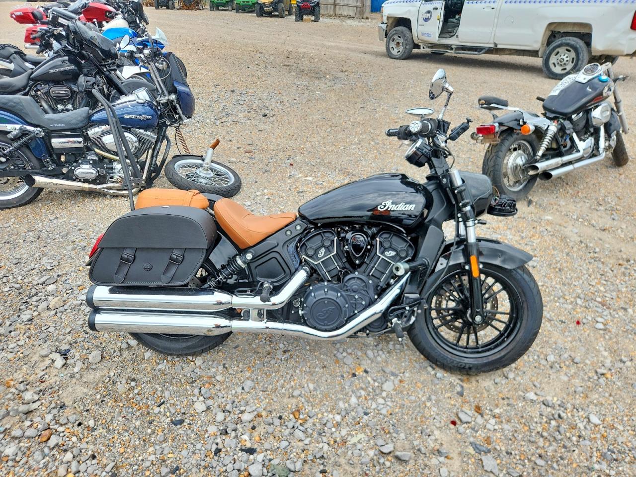Salvage Indian Motorcycle Co. Motorcycle Image