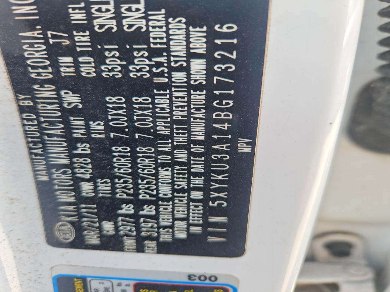 Kia Sorento Ex