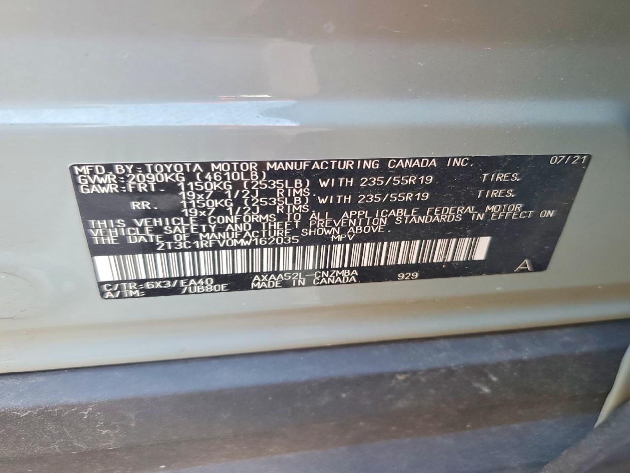 Toyota RAV4 Xle Premium
