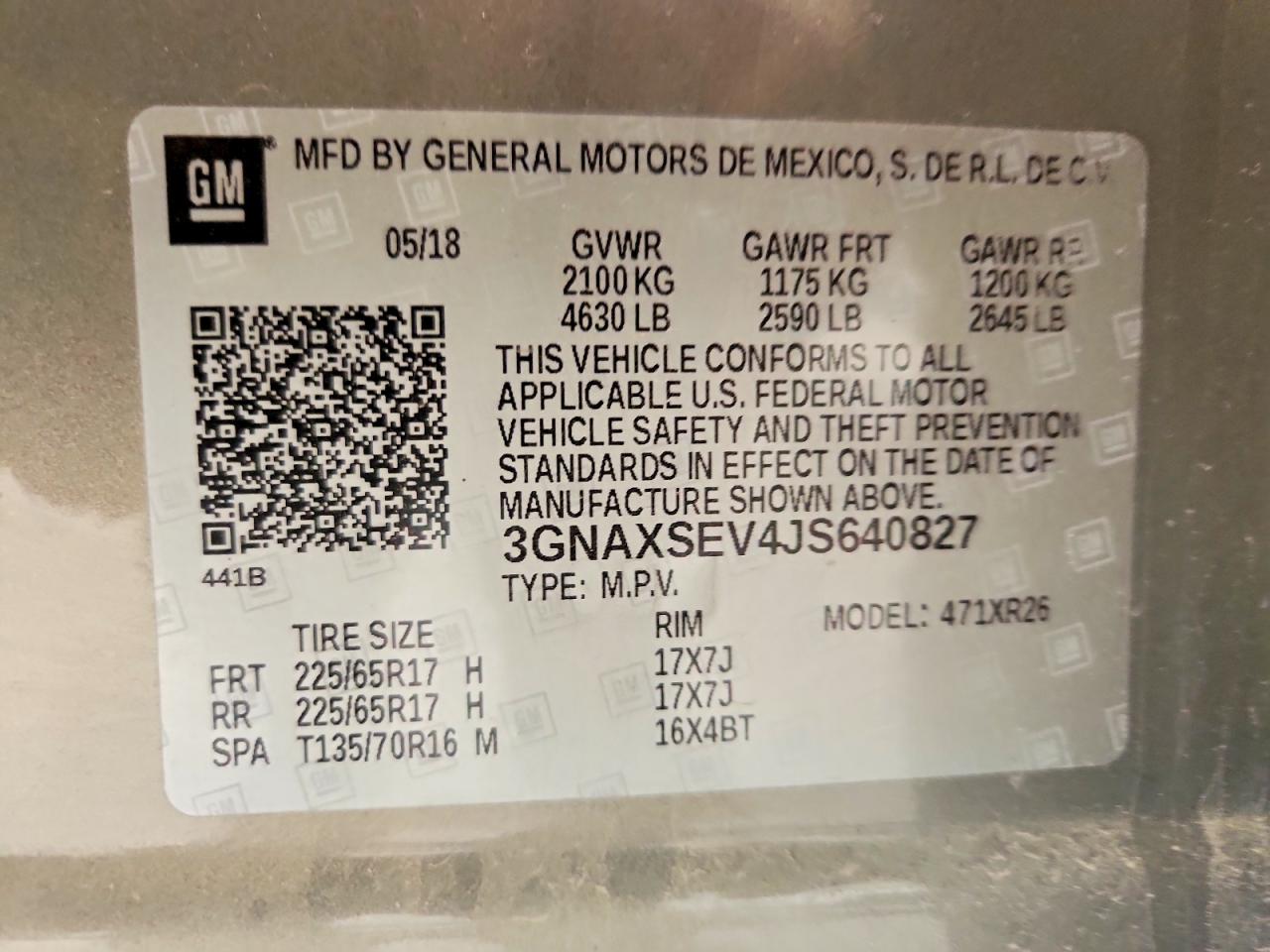 Chevrolet Equinox Lt