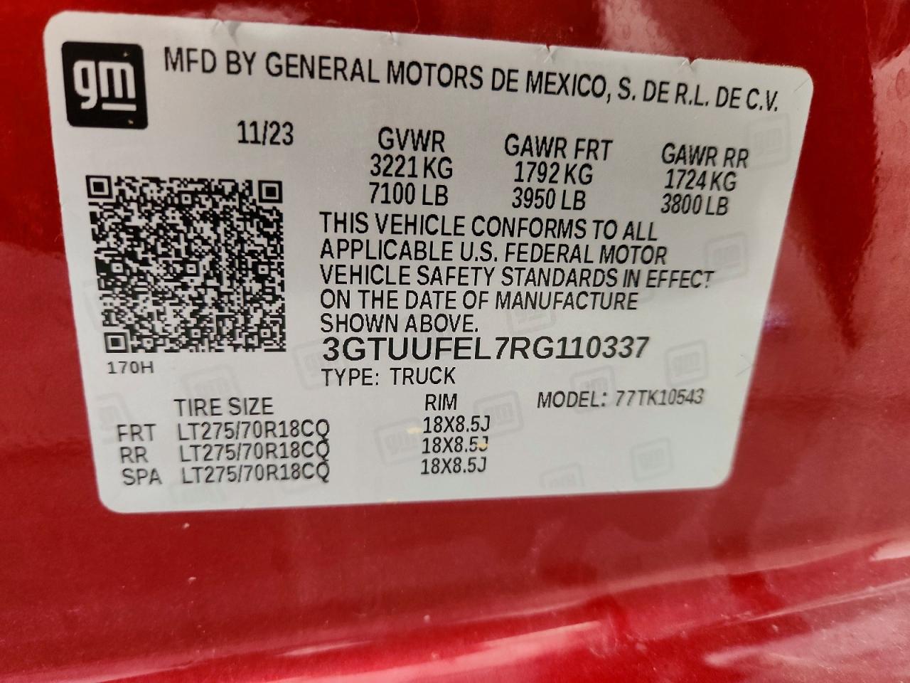 GMC Sierra K1500 At4x