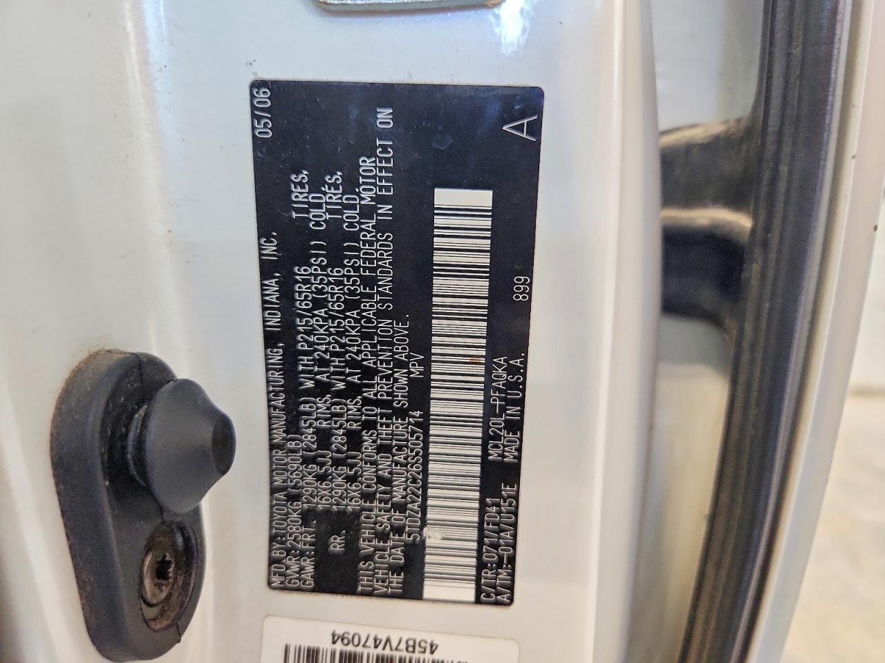 Toyota Sienna Xle 7 Passenger