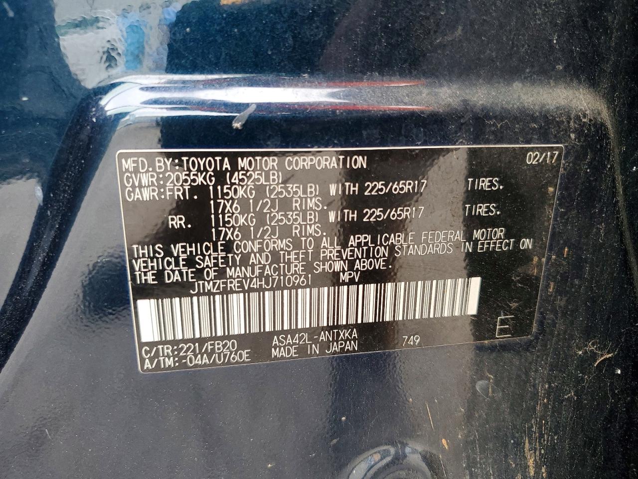 Toyota RAV4 Le