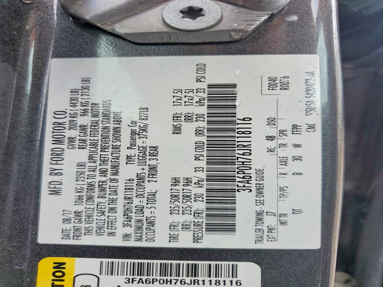 Ford Fusion Se