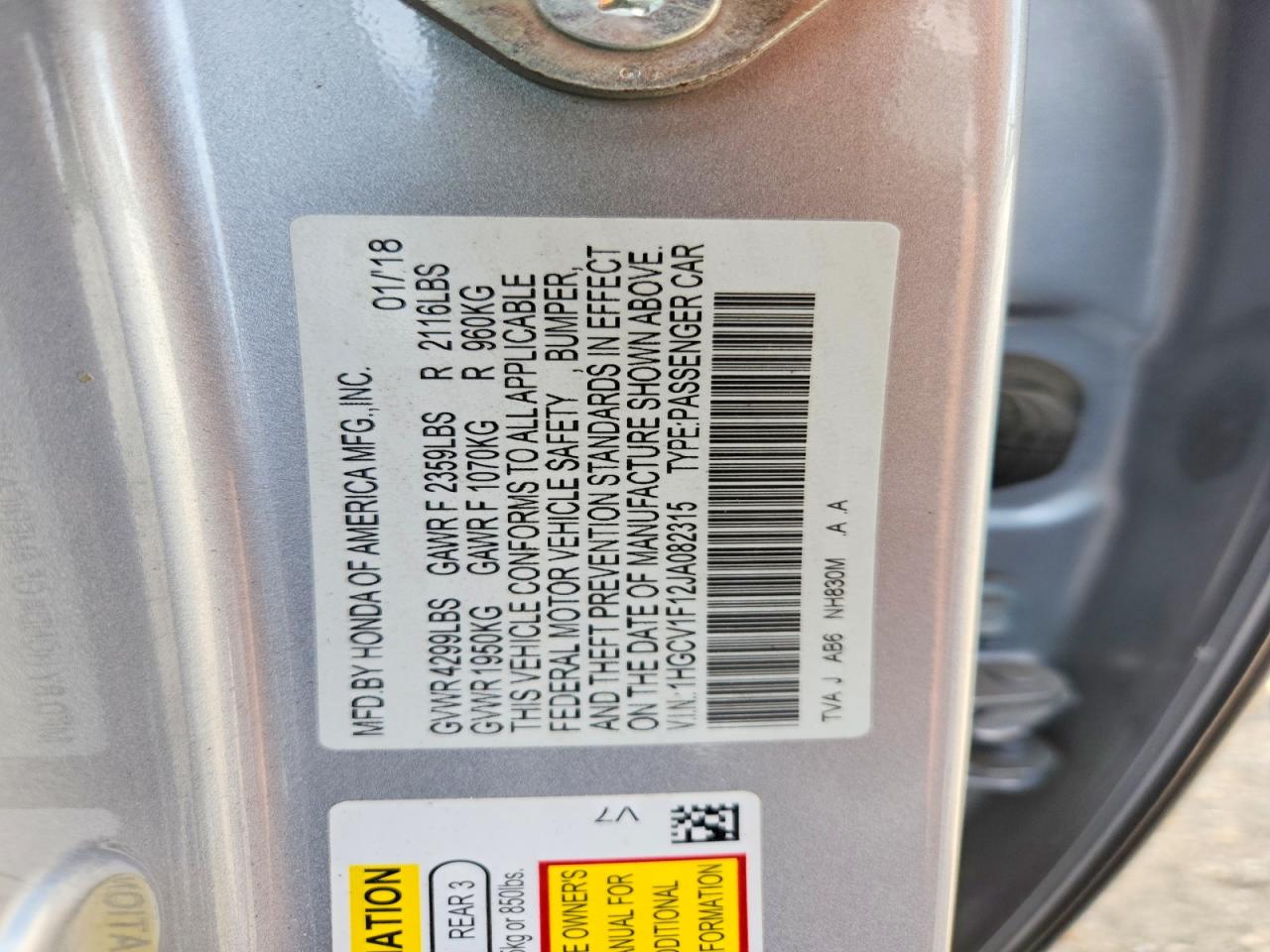 Honda Accord Lx