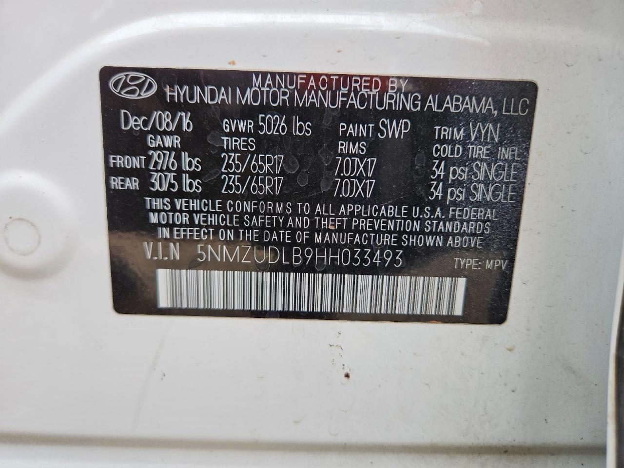 Hyundai SANTA FE 2.4l