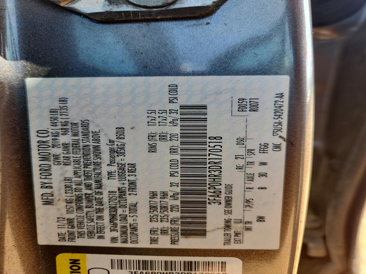 Ford Fusion Se