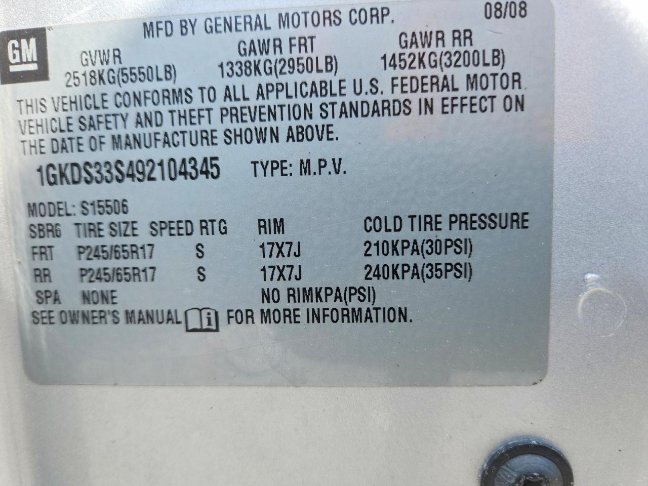 GMC Envoy Sle