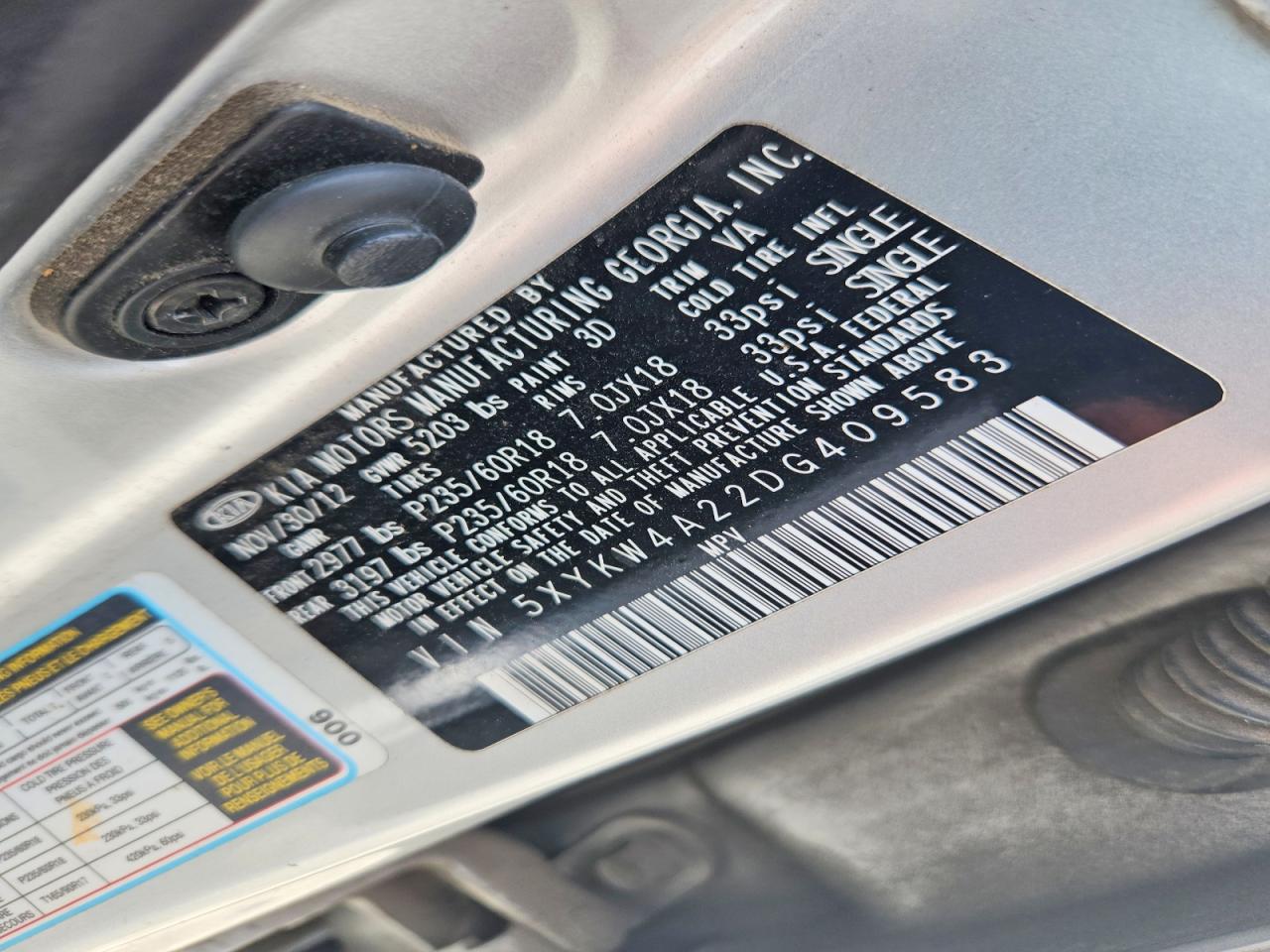 Kia Sorento Sx