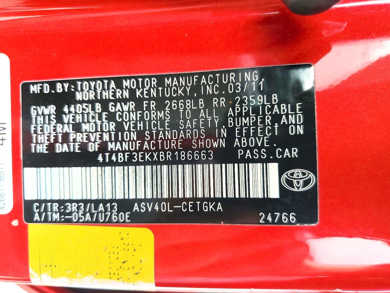 Toyota Camry Xle