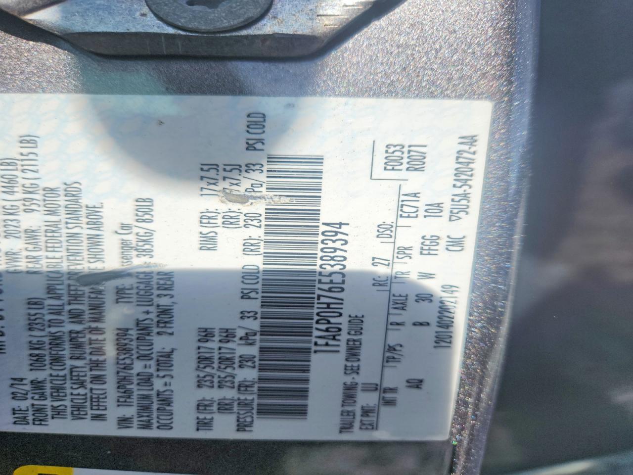 Ford Fusion Se