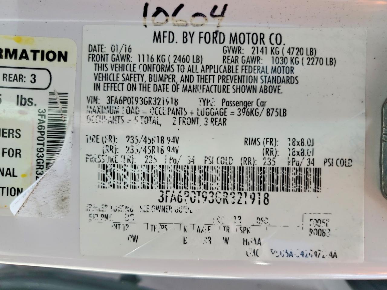 Ford Fusion Se
