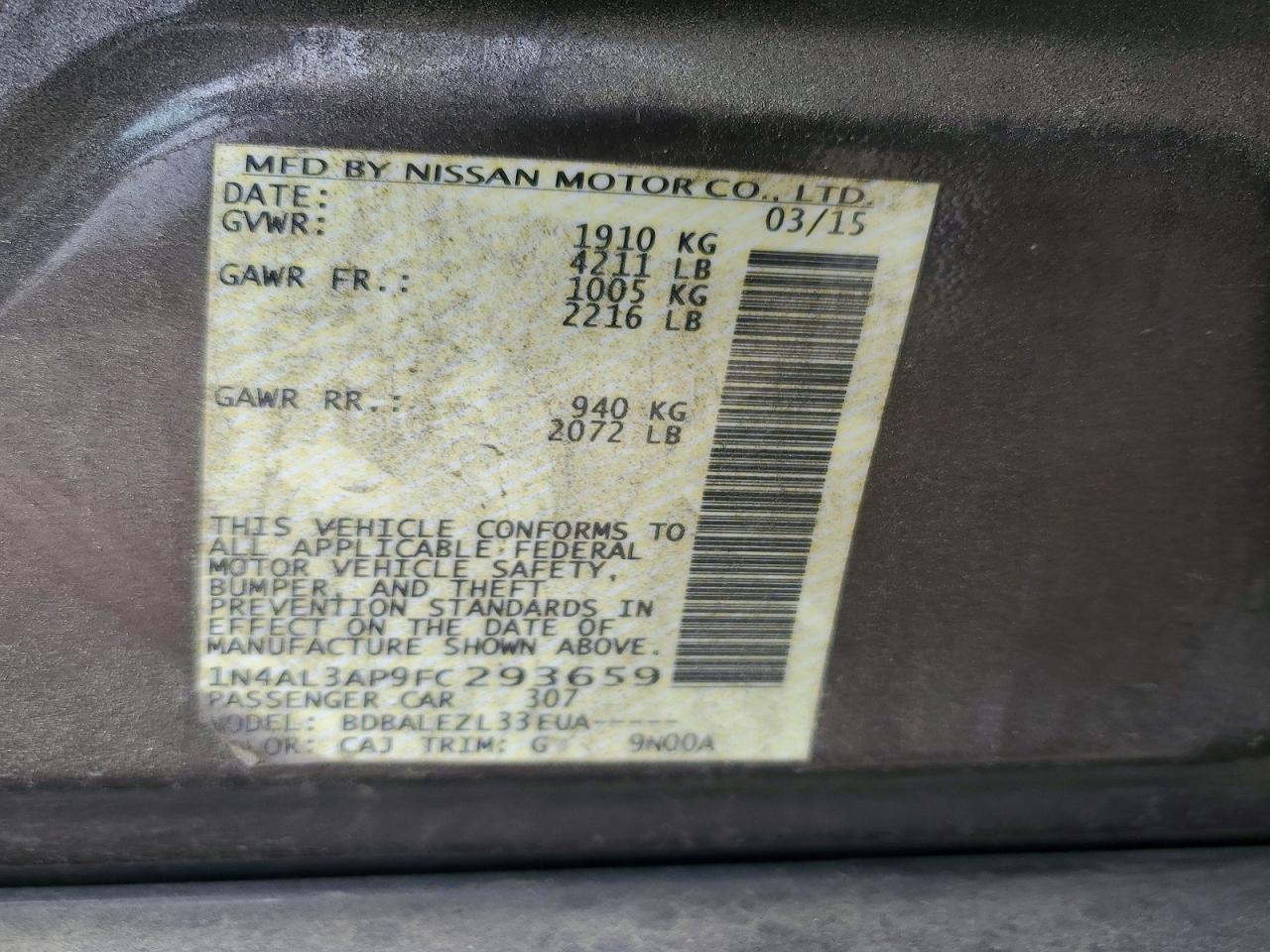 Nissan Altima 2.5 S