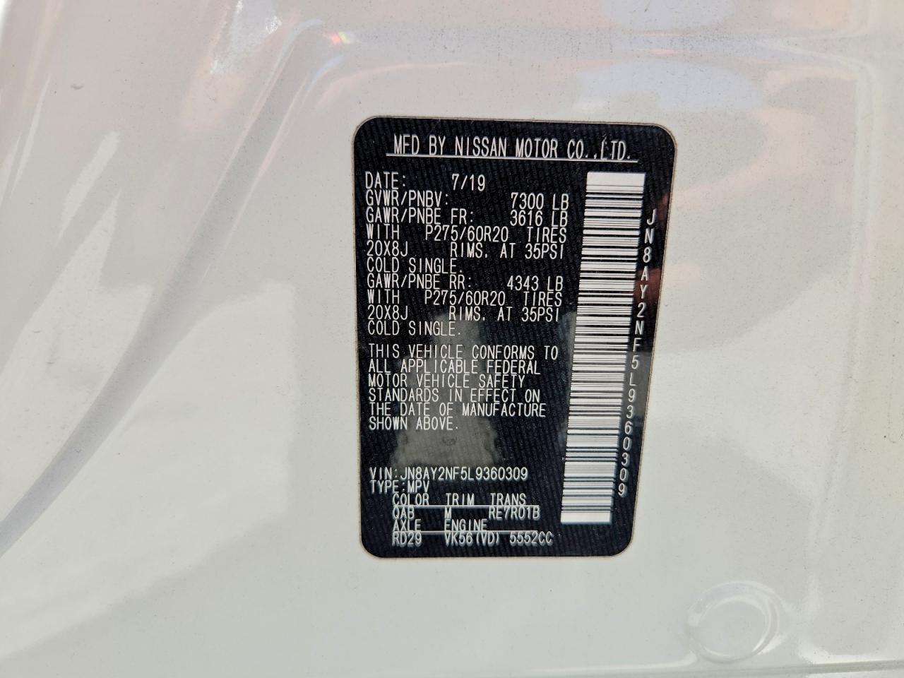 Nissan Armada Platinum