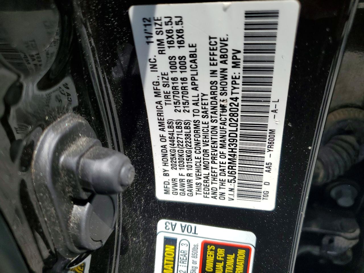 Honda Crv Lx