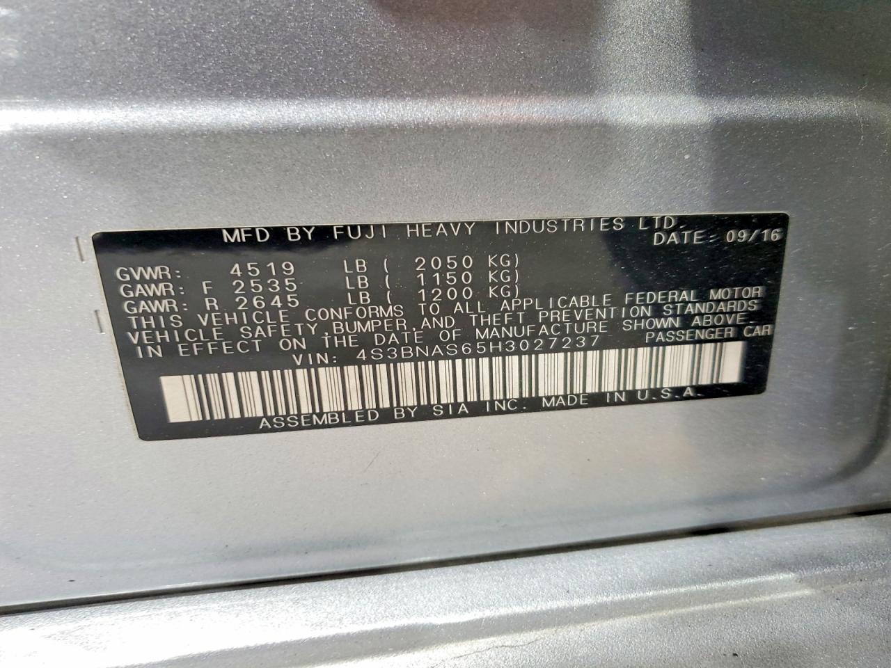 Subaru Legacy Sport