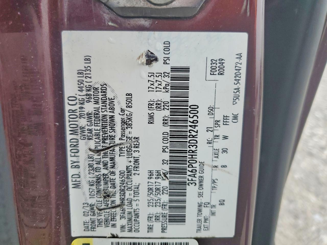 Ford Fusion Se