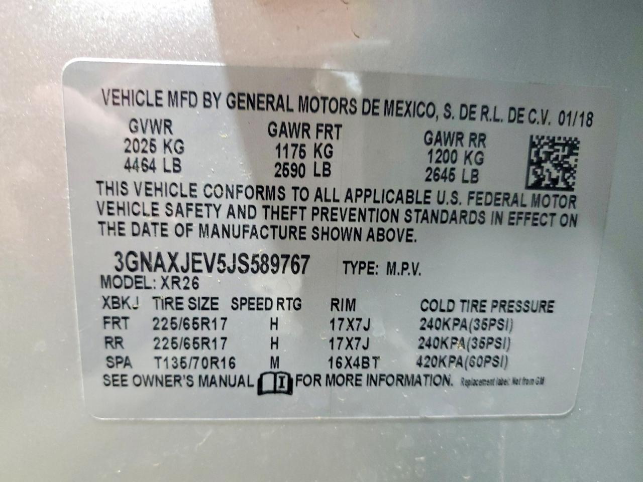 Chevrolet Equinox Lt