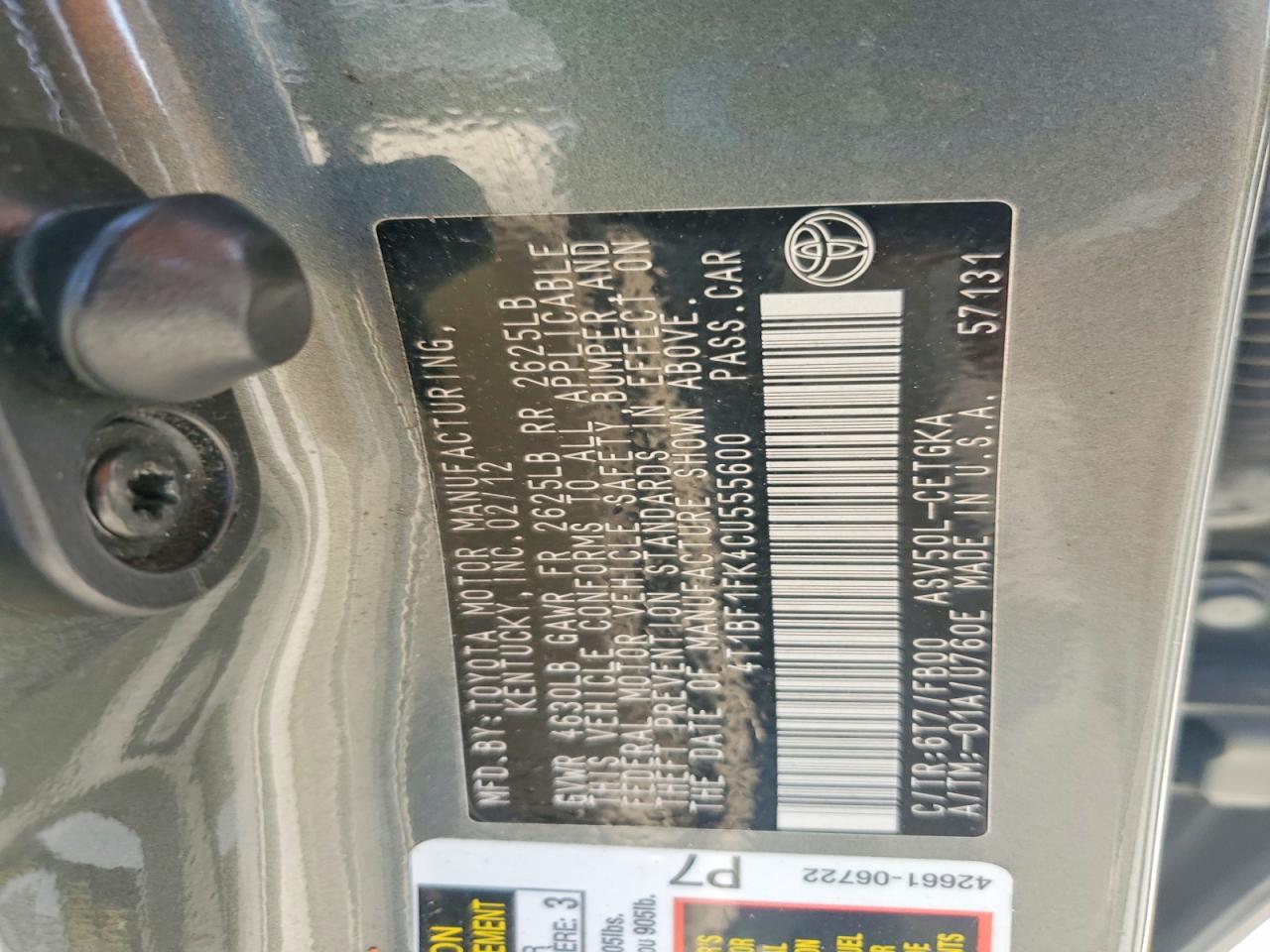 Toyota Camry Xle