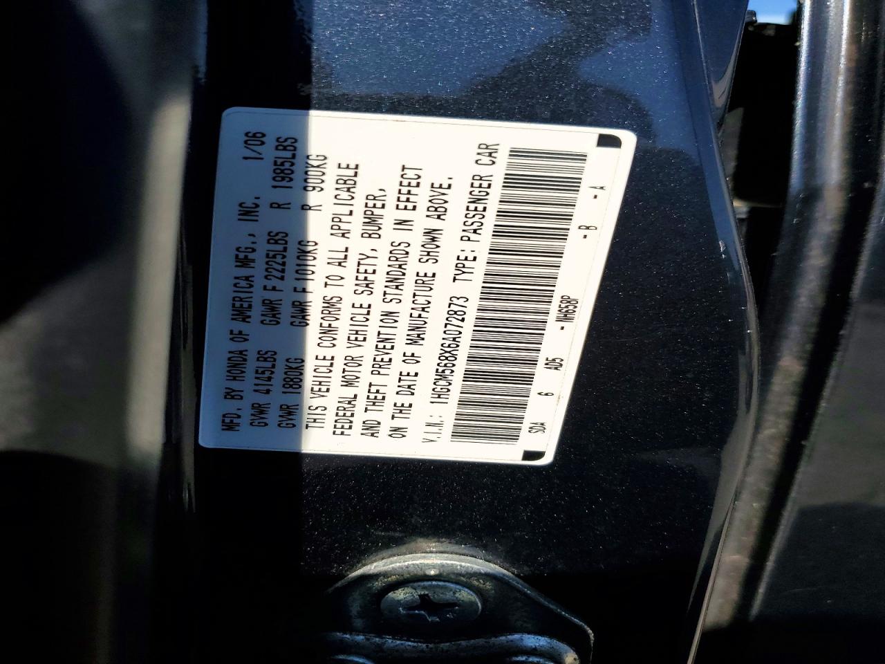 Honda Accord Ex