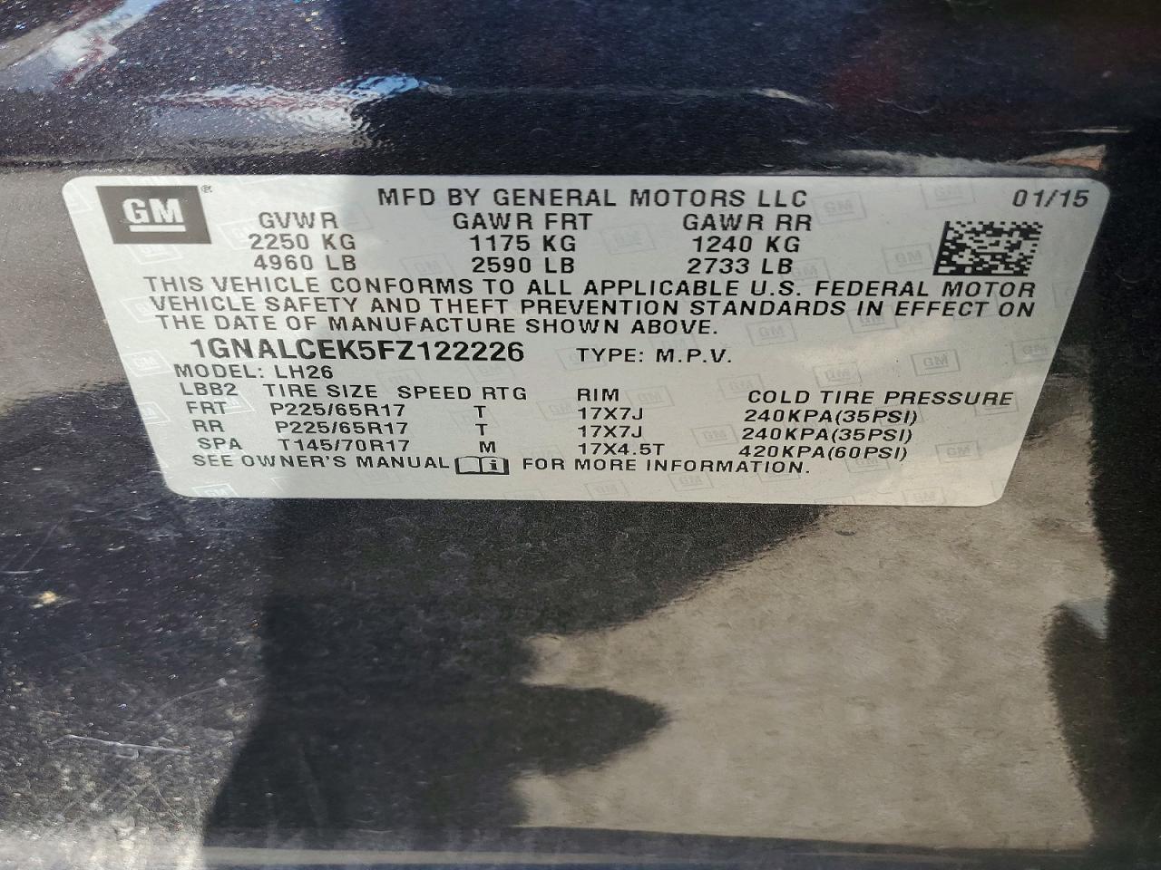 Chevrolet Equinox Lt