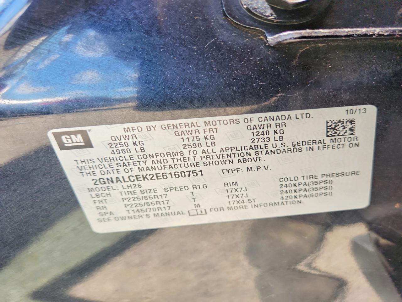 Chevrolet Equinox Lt