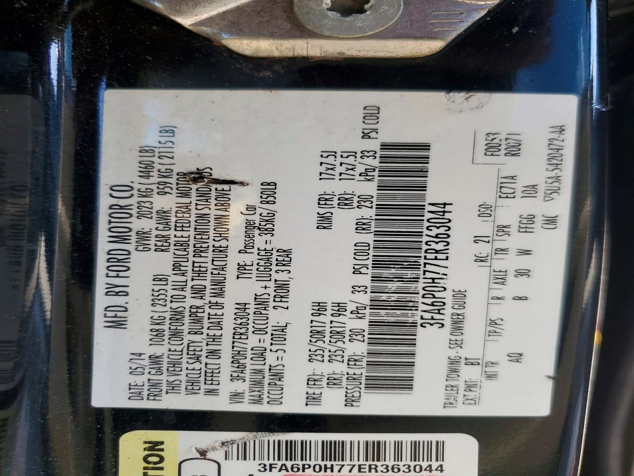 Ford Fusion Se