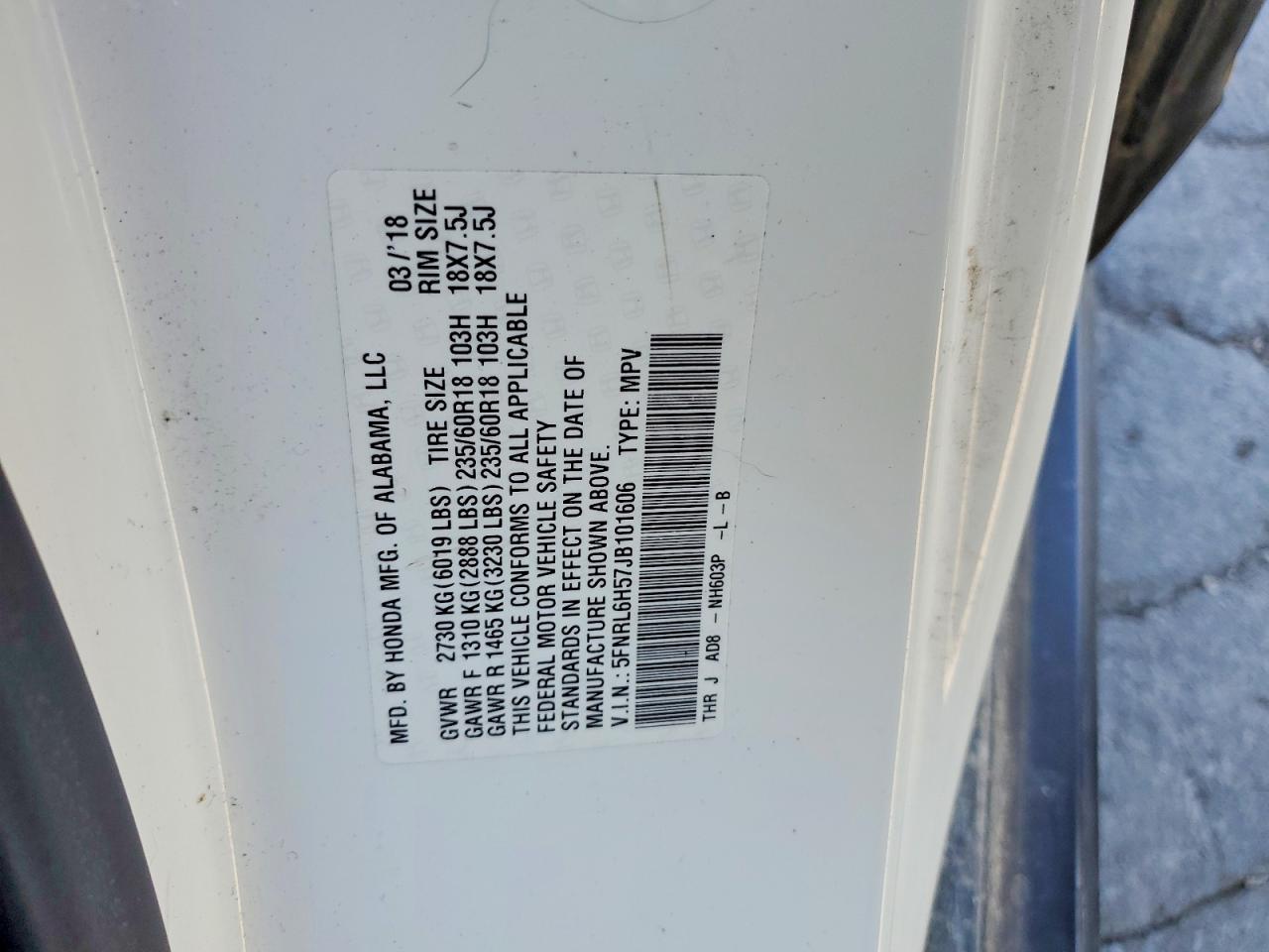 Honda Odyssey Ex